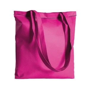 Borsa shopper personalizzata Sharel in tnt colore fuxia