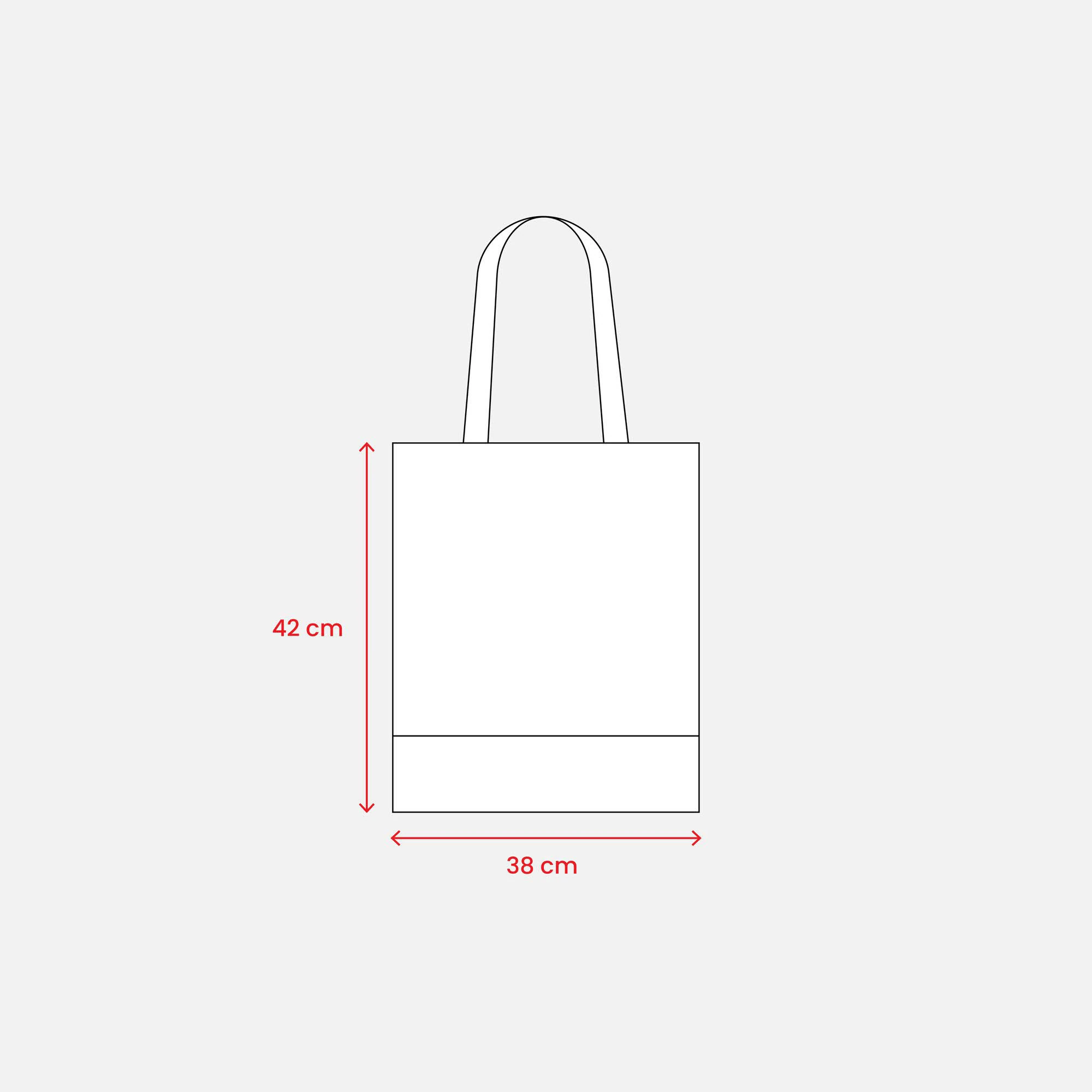 Borsa shopper Lampedusa in cotone 135 g/m² con base in sughero e manici lunghi dimensioni