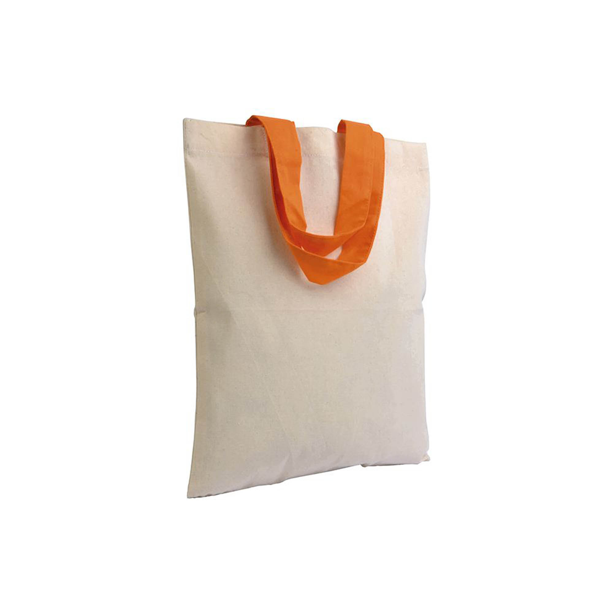 Shopper Burano in cotone riciclato colore arancio