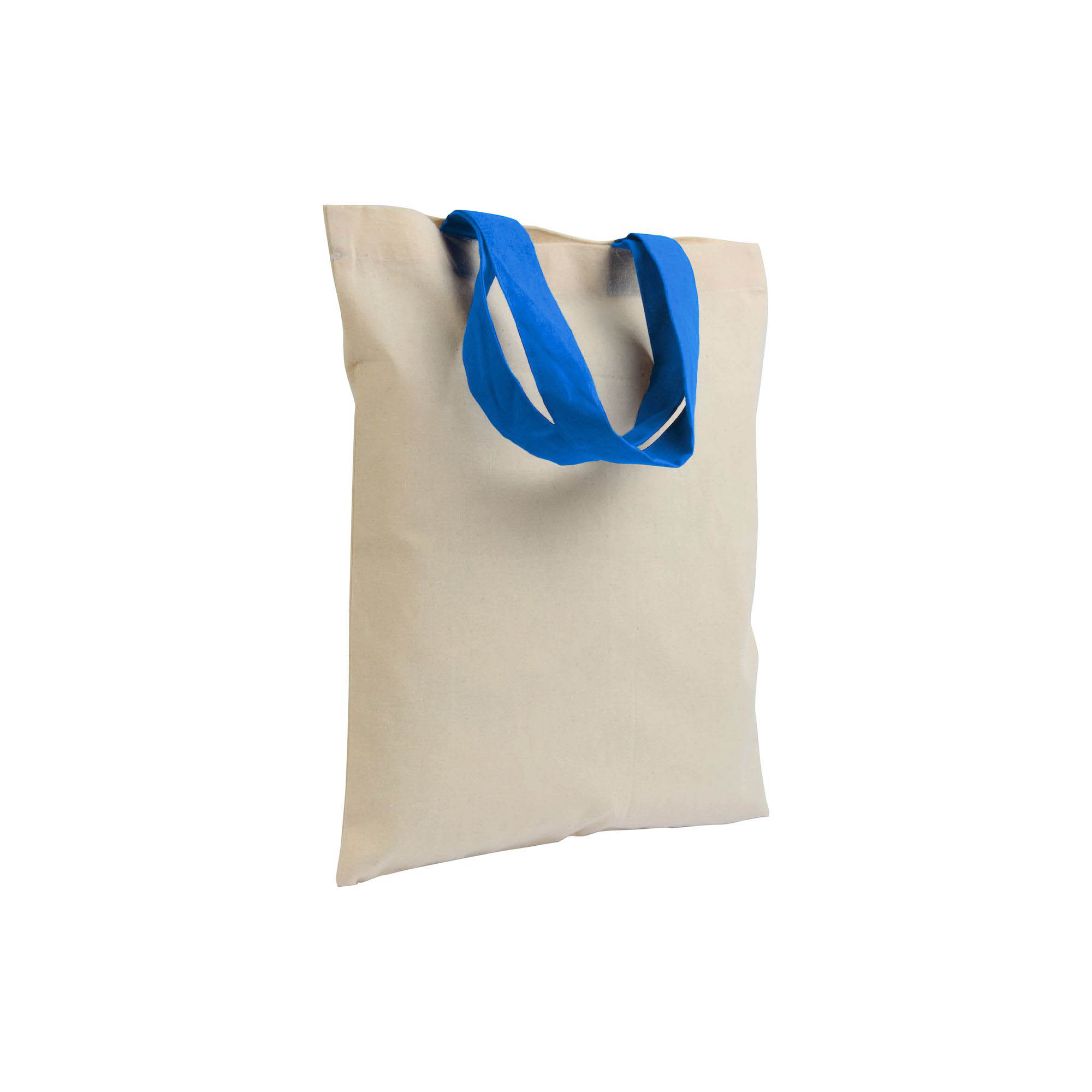 Shopper Burano in cotone riciclato colore blu