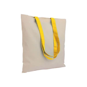 Shopper Murano in cotone riciclato colore giallo