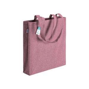 Borsa shopper Ischia in cotone riciclato colore rosa